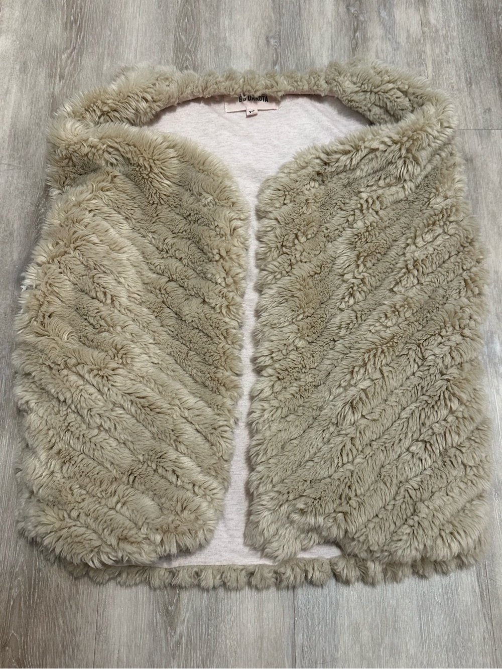 BB Dakota Faux Fur Vest, XS